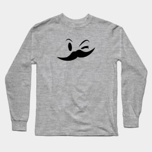 Cute Mustache Long Sleeve T-Shirt